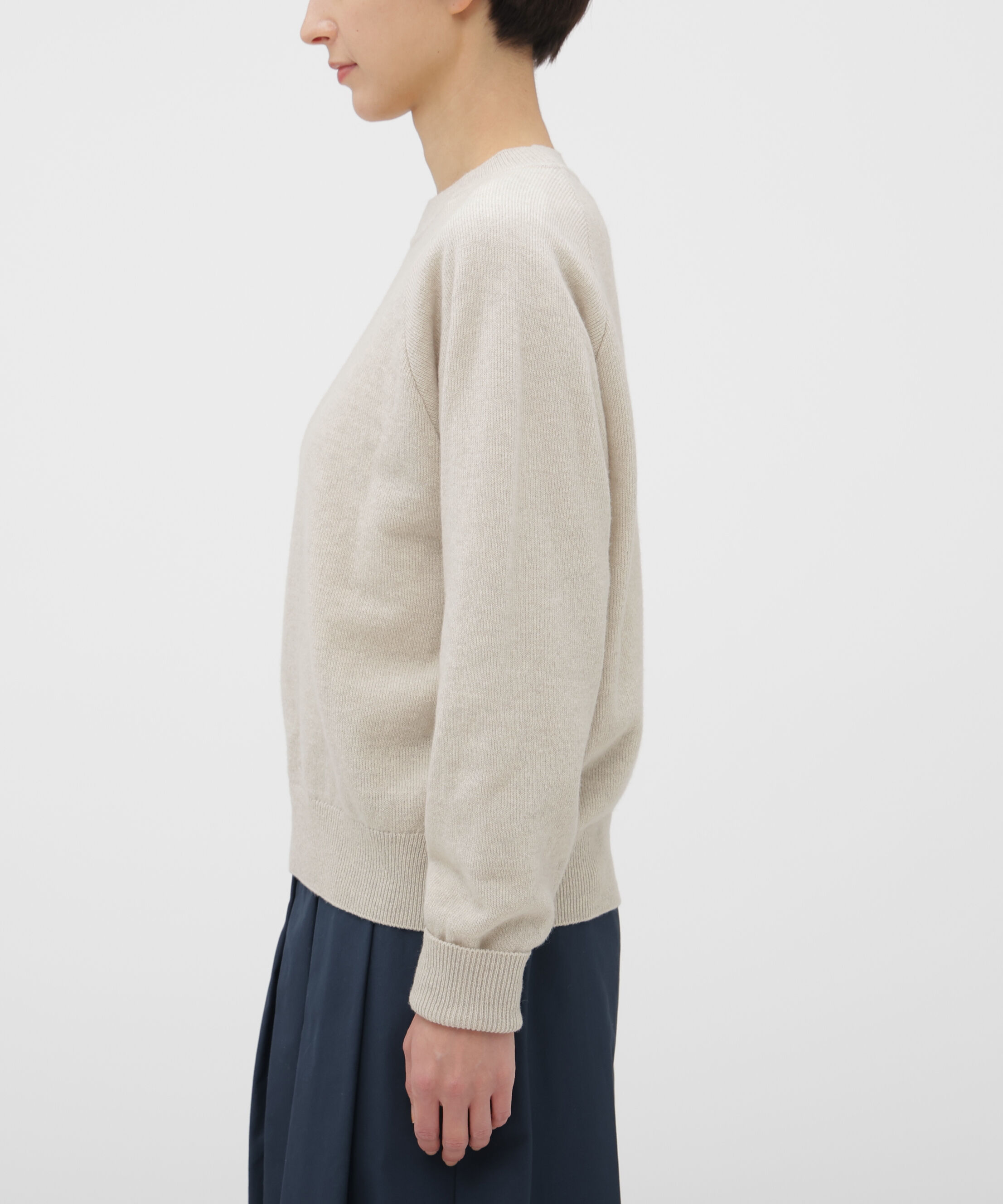  「FINE WOOL LOOPBACK KNITWEAR」|ニット・セーター|
