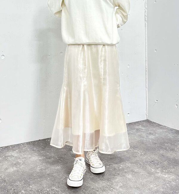 archives「シアーマーメイドスカート」|スカート|IVORY