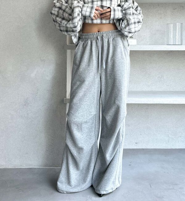 archives「サイドタックワイドスウェットパンツ」|その他|