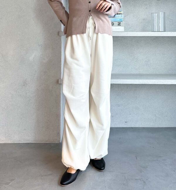 archives「サイドタックワイドスウェットパンツ」|その他|IVORY