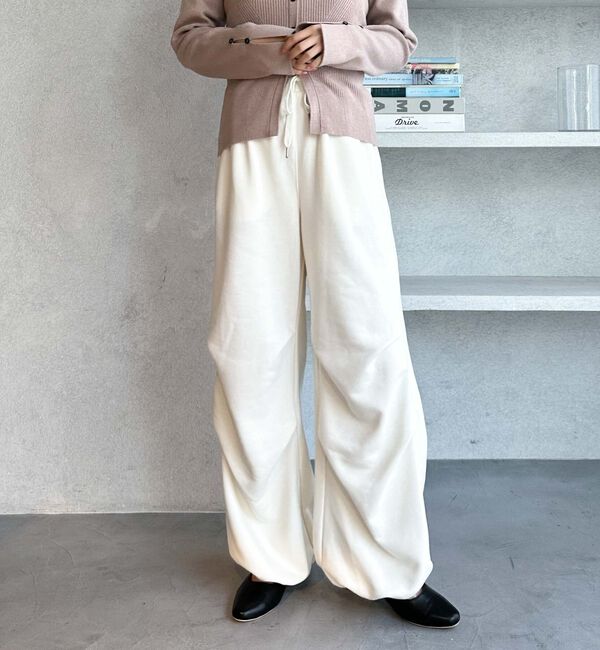 archives「サイドタックワイドスウェットパンツ」|その他|