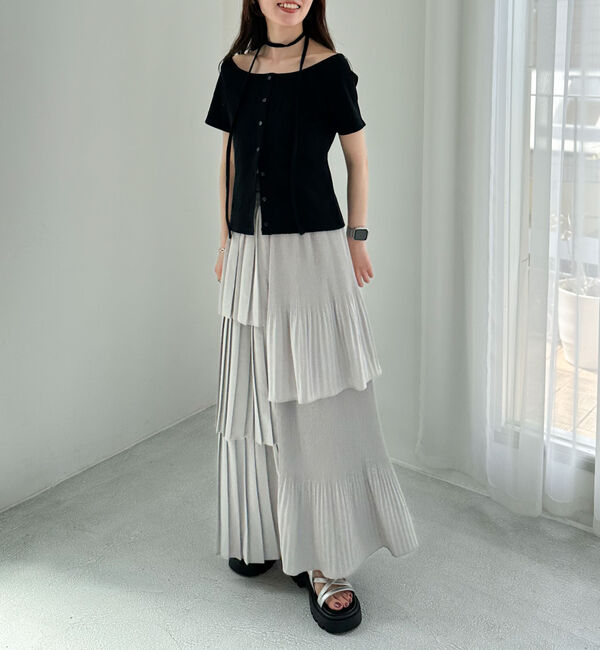 archives「プリーツティアードスカート／」|スカート|