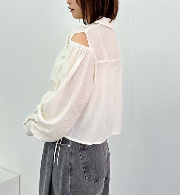 archives「ショルダースリットドロストシャツ」|シャツ・ブラウス|