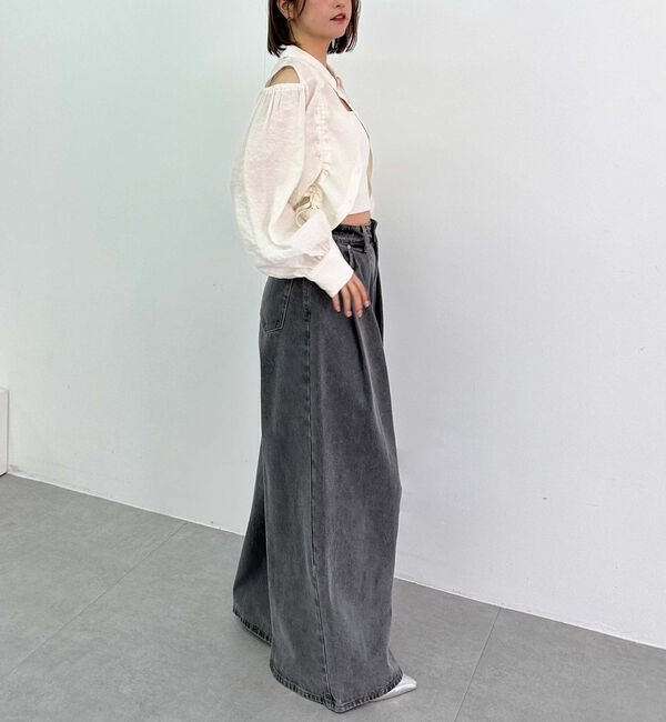 archives「ショルダースリットドロストシャツ」|シャツ・ブラウス|