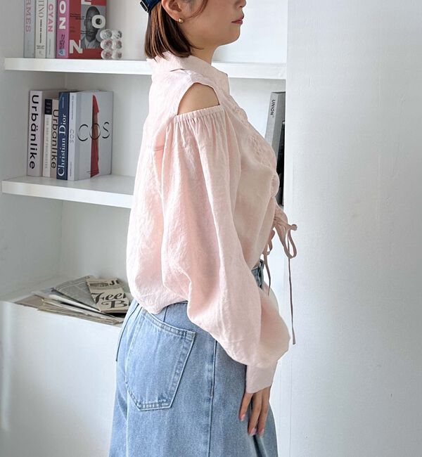 archives「ショルダースリットドロストシャツ」|シャツ・ブラウス|