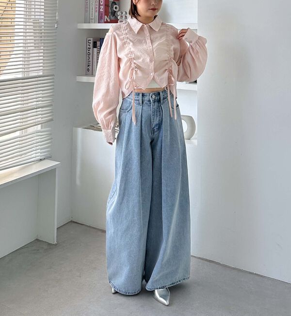 archives「ショルダースリットドロストシャツ」|シャツ・ブラウス|