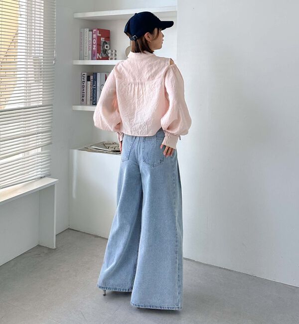 archives「ショルダースリットドロストシャツ」|シャツ・ブラウス|