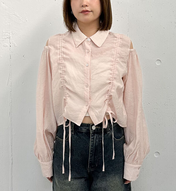 archives「ショルダースリットドロストシャツ」|シャツ・ブラウス|