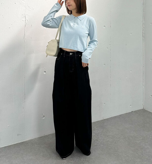 archives「ボーダーアソートコンパクトポロニット」|ニット・セーター|