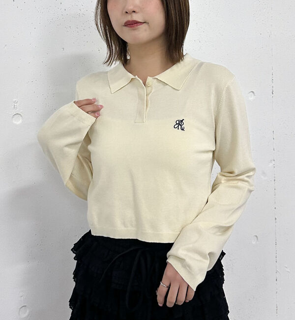 archives「ボーダーアソートコンパクトポロニット」|ニット・セーター|