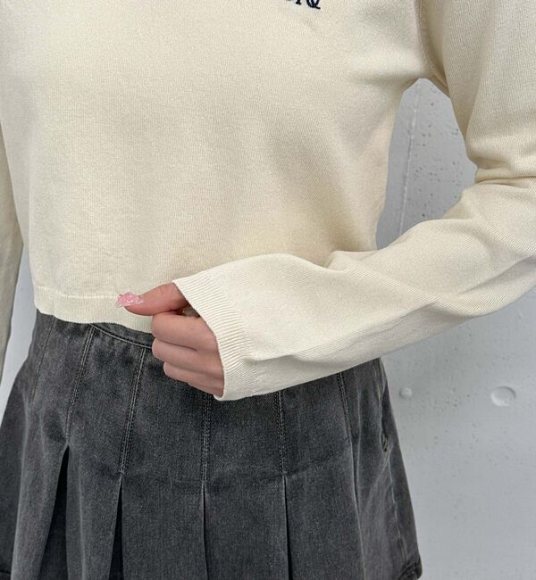 archives「ボーダーアソートコンパクトポロニット」|ニット・セーター|