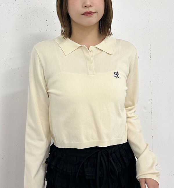 archives「ボーダーアソートコンパクトポロニット」|ニット・セーター|