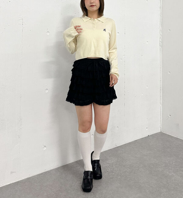 archives「ボーダーアソートコンパクトポロニット」|ニット・セーター|