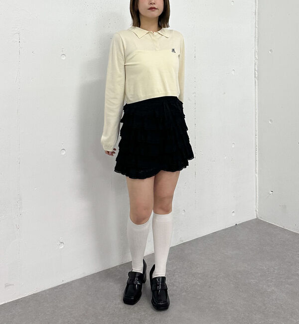 archives「ボーダーアソートコンパクトポロニット」|ニット・セーター|