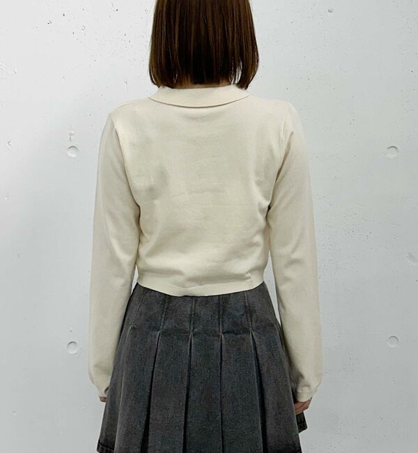 archives「ボーダーアソートコンパクトポロニット」|ニット・セーター|