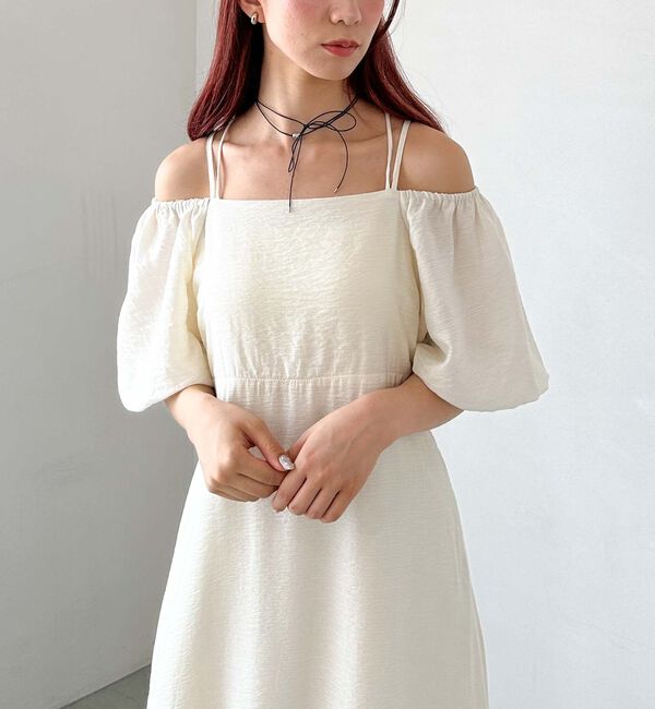 archives「オフショルティアードワンピース」|ワンピース|