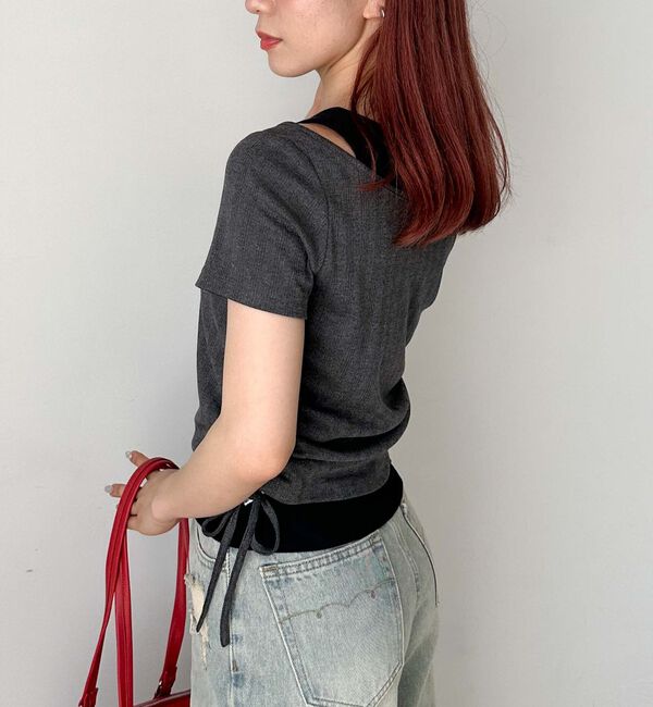 archives「レイヤード針抜きヘンリーＴＯＰＳ」|カーディガン|