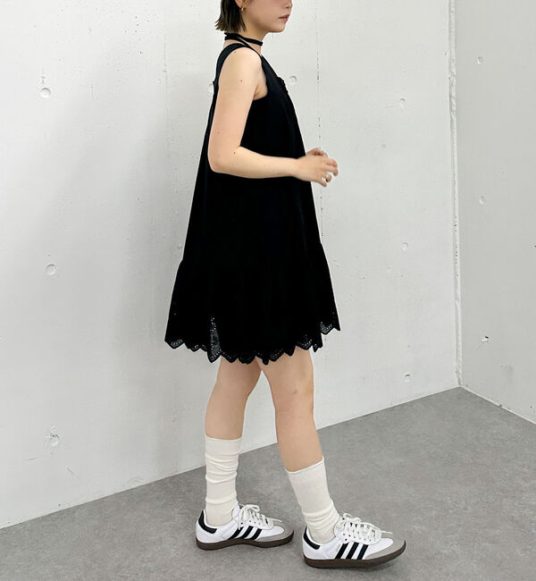 archives「スカラップコットンレースノースリミニワンピース」|チュニック|