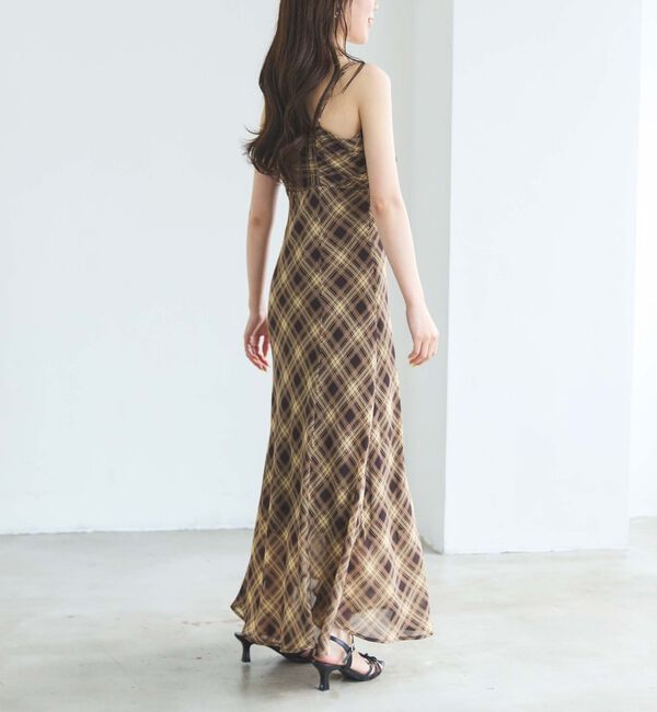 archives「バイアスチェックフレアキャミワンピース」|ワンピース|