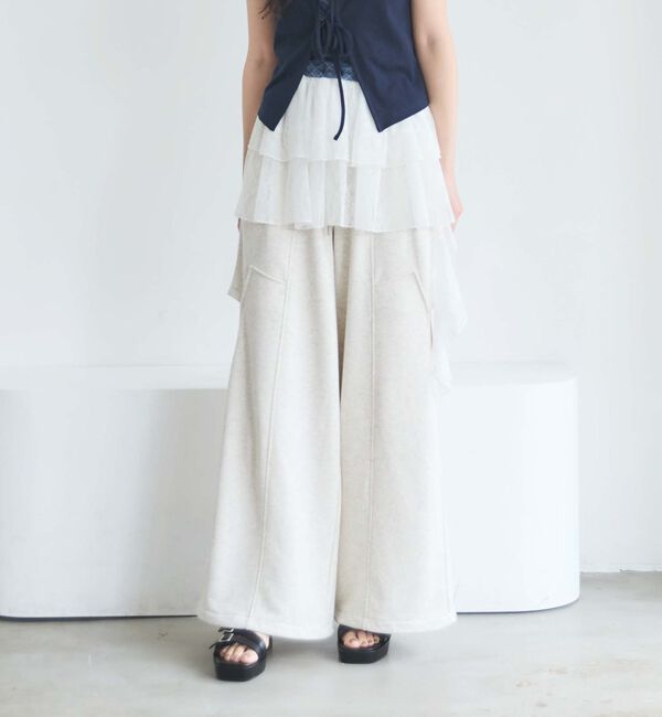 archives「カットアウト裏毛パンツ」|チノ|