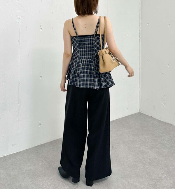 archives「チェックアシメチュニック」|シャツ・ブラウス|