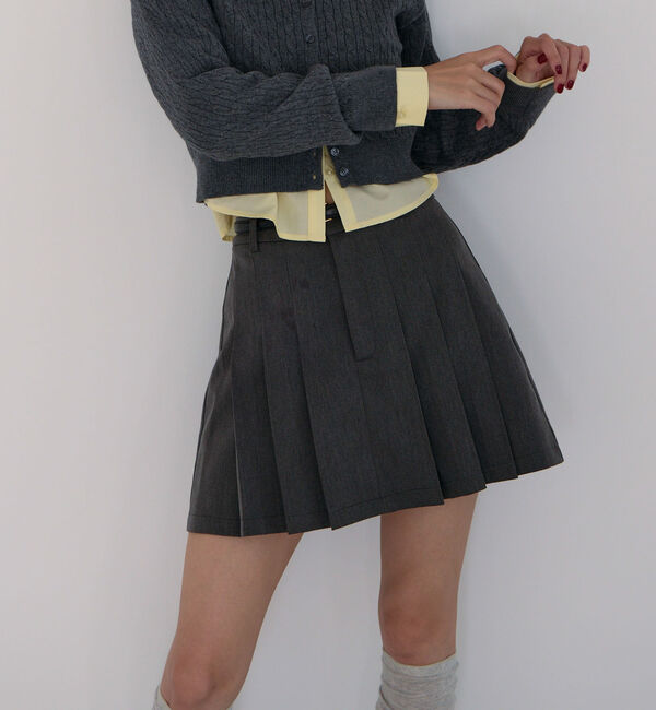 archives「サイドプリーツミニスカート」|スカート|