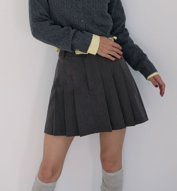 archives「サイドプリーツミニスカート」|スカート|
