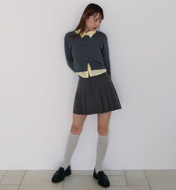 archives「サイドプリーツミニスカート」|スカート|