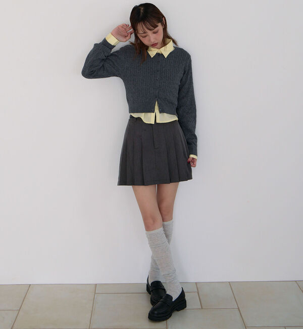 archives「サイドプリーツミニスカート」|スカート|