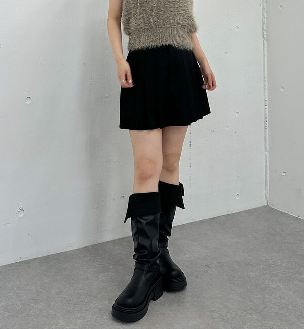 archives「サイドプリーツミニスカート」|スカート|