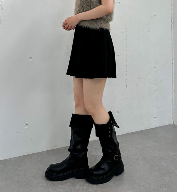 archives「サイドプリーツミニスカート」|スカート|