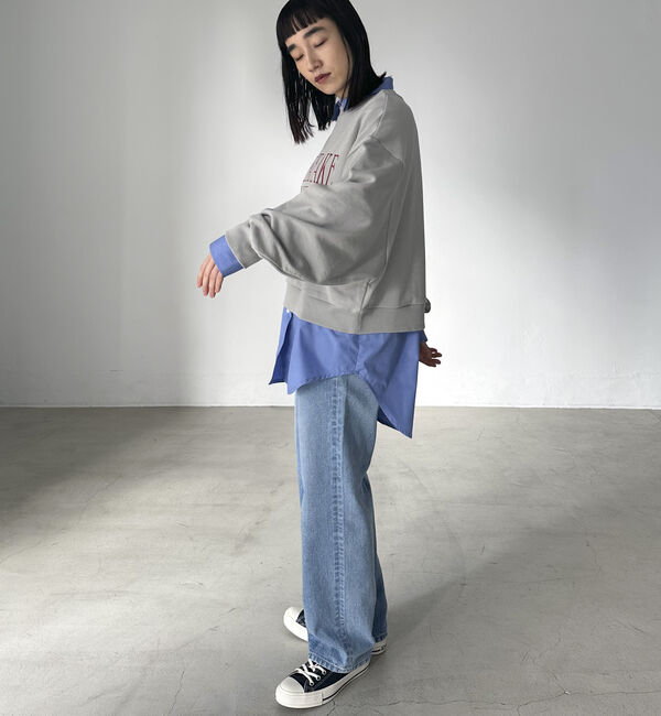 Doux archives「ＶＩＲＧＩＮＩＡロゴウォッシュスウェット」|Tシャツ・カットソー|