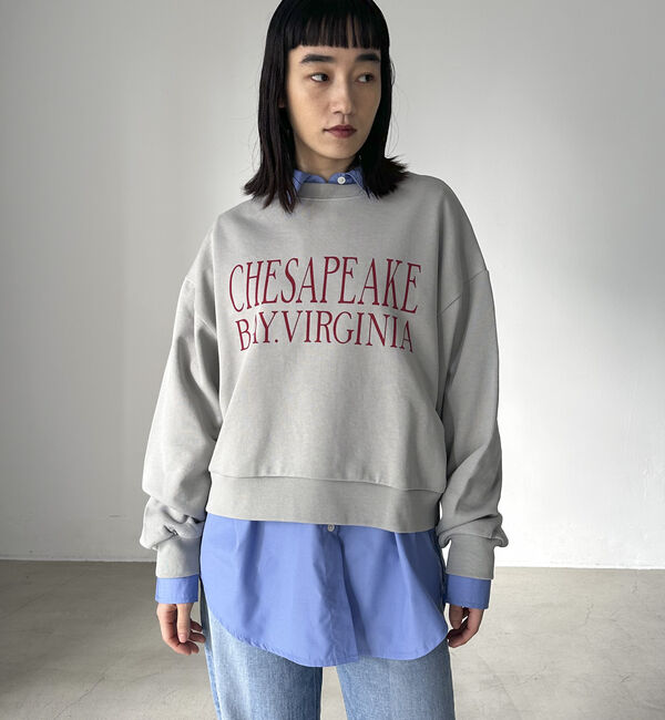 Doux archives「ＶＩＲＧＩＮＩＡロゴウォッシュスウェット」|Tシャツ・カットソー|