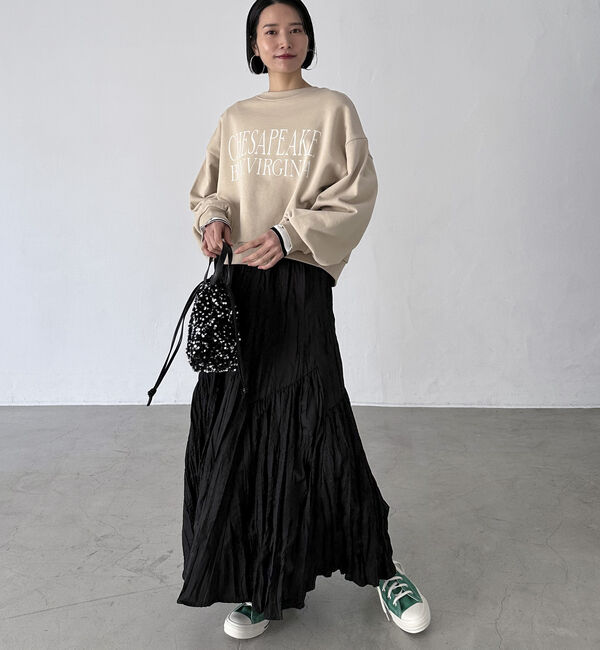 Doux archives「ＶＩＲＧＩＮＩＡロゴウォッシュスウェット」|Tシャツ・カットソー|