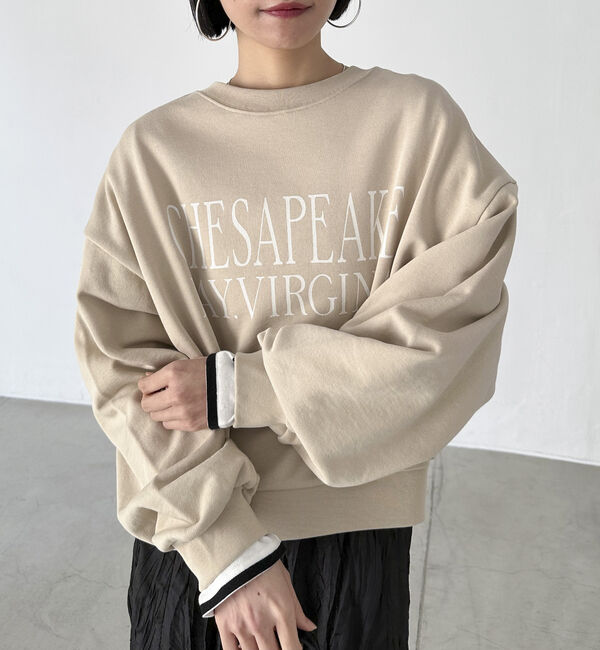 Doux archives「ＶＩＲＧＩＮＩＡロゴウォッシュスウェット」|Tシャツ・カットソー|