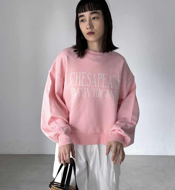 Doux archives「ＶＩＲＧＩＮＩＡロゴウォッシュスウェット」|Tシャツ・カットソー|