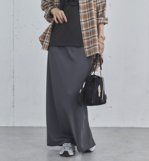 Doux archives「リブロングタイトスカート」|スカート|