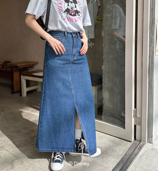 Doux archives「デニムロングタイトスカート」|スカート|