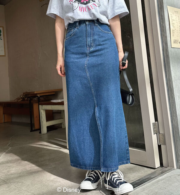 Doux archives「デニムロングタイトスカート」|スカート|