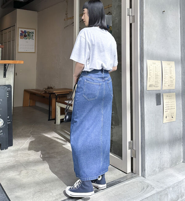 Doux archives「デニムロングタイトスカート」|スカート|