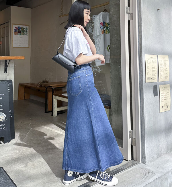Doux archives「デニムロングタイトスカート」|スカート|