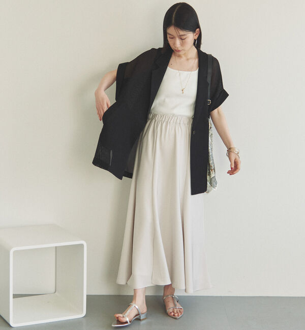 Doux archives「&rsquo;サテンバイアススカート&rsquo;」|スカート|