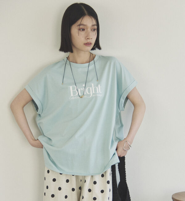 Doux archives「フレンチスリーブプリントＴｅｅ【Ｂｒｉｇｈｔ】」|タンクトップ|