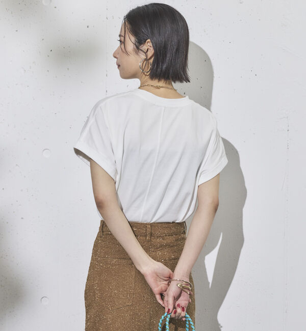 Doux archives「フレンチスリーブプリントＴｅｅ【Ｂｒｉｇｈｔ】」|タンクトップ|