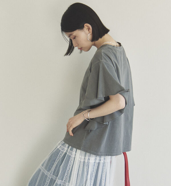 Doux archives「ピグメントラッフルＴｅｅ」|Tシャツ・カットソー|