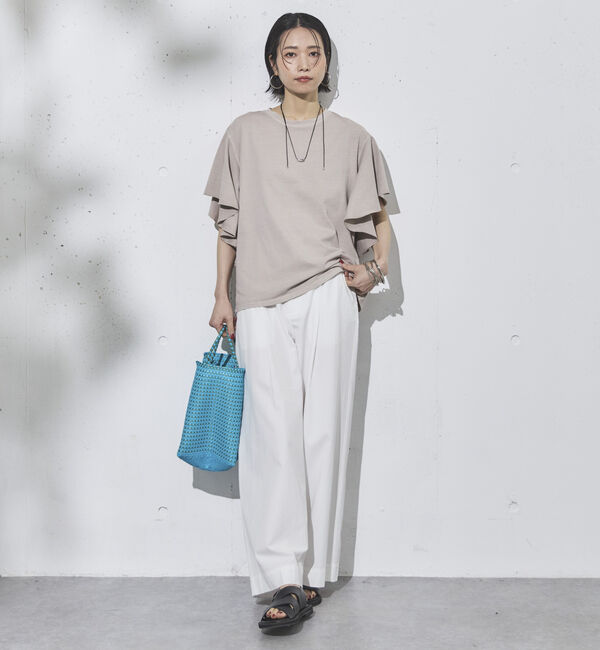 Doux archives「ピグメントラッフルＴｅｅ」|Tシャツ・カットソー|