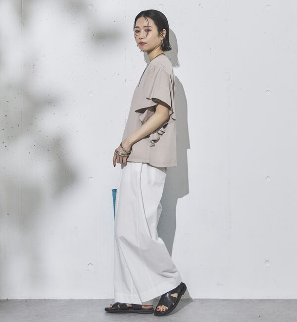 Doux archives「ピグメントラッフルＴｅｅ」|Tシャツ・カットソー|