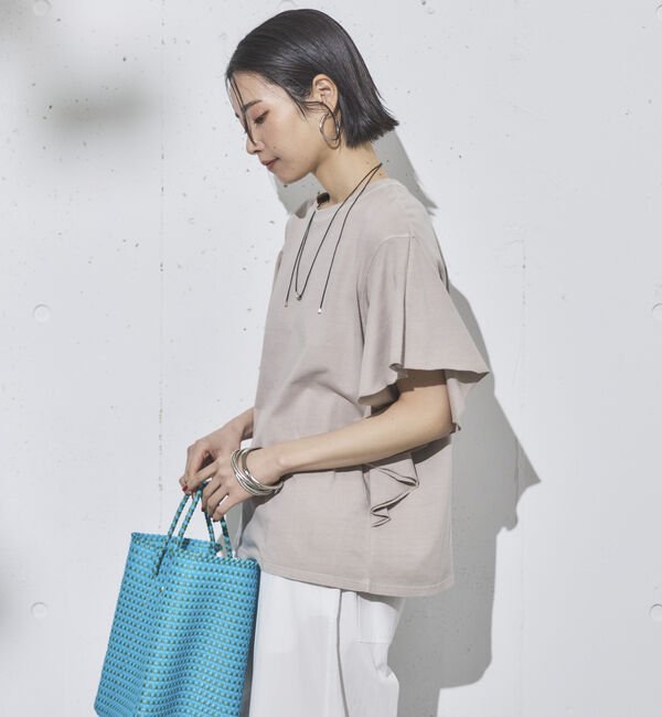 Doux archives「ピグメントラッフルＴｅｅ」|Tシャツ・カットソー|