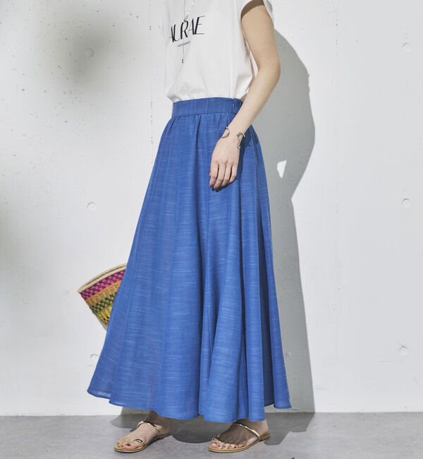 Doux archives「ランダム切替ギャザーフレアスカート」|スカート|