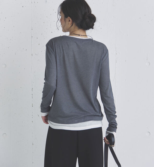 Doux archives「レイヤード風ロンＴｅｅ」|Tシャツ・カットソー|